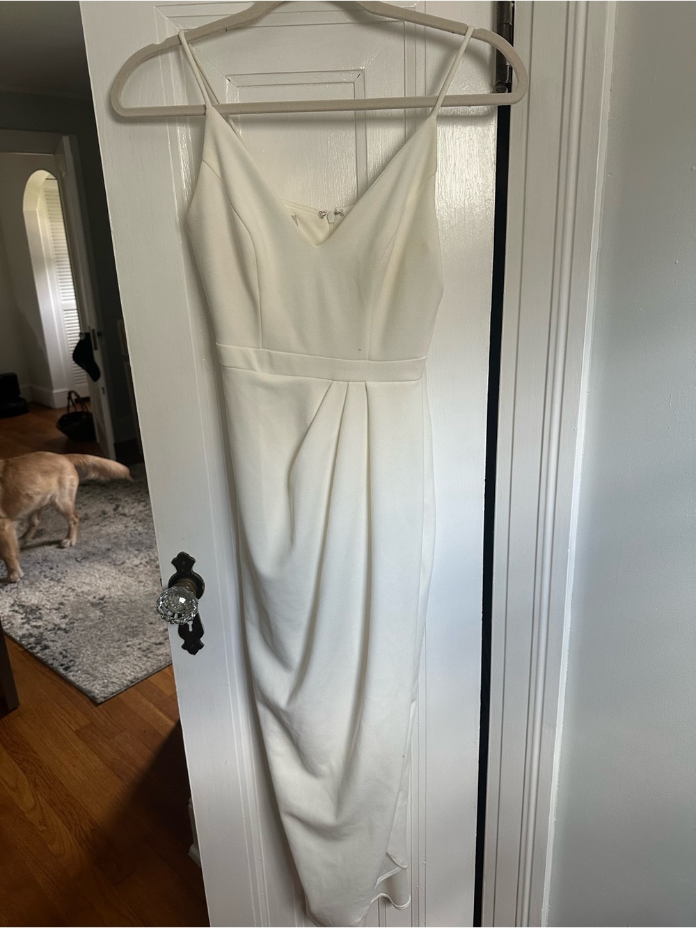 BHLDN White Spaghetti-Strap Midi Dress